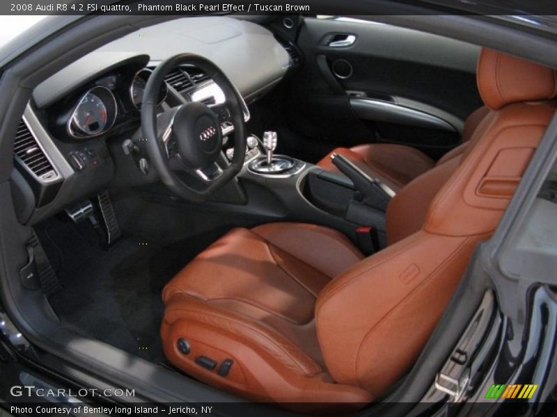  2008 R8 4.2 FSI quattro Tuscan Brown Interior