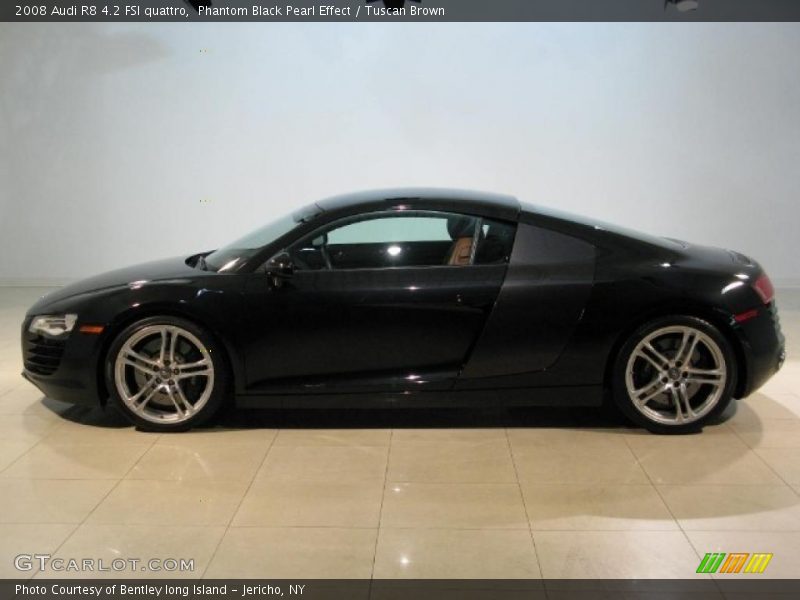 Phantom Black Pearl Effect / Tuscan Brown 2008 Audi R8 4.2 FSI quattro