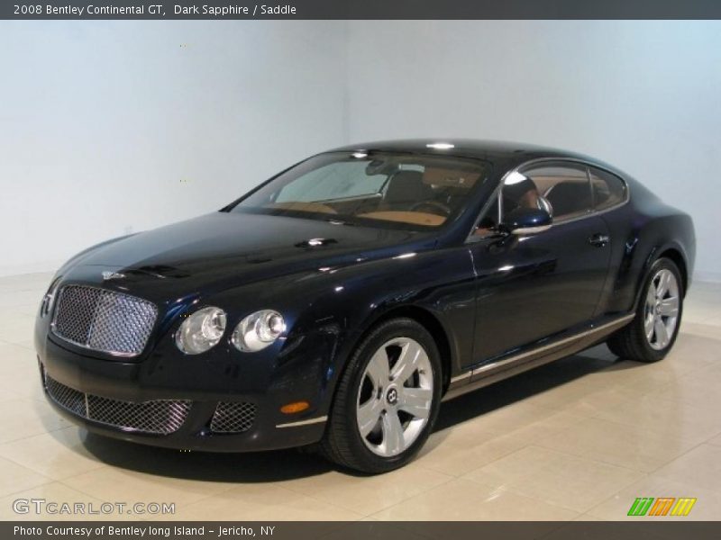 Dark Sapphire / Saddle 2008 Bentley Continental GT