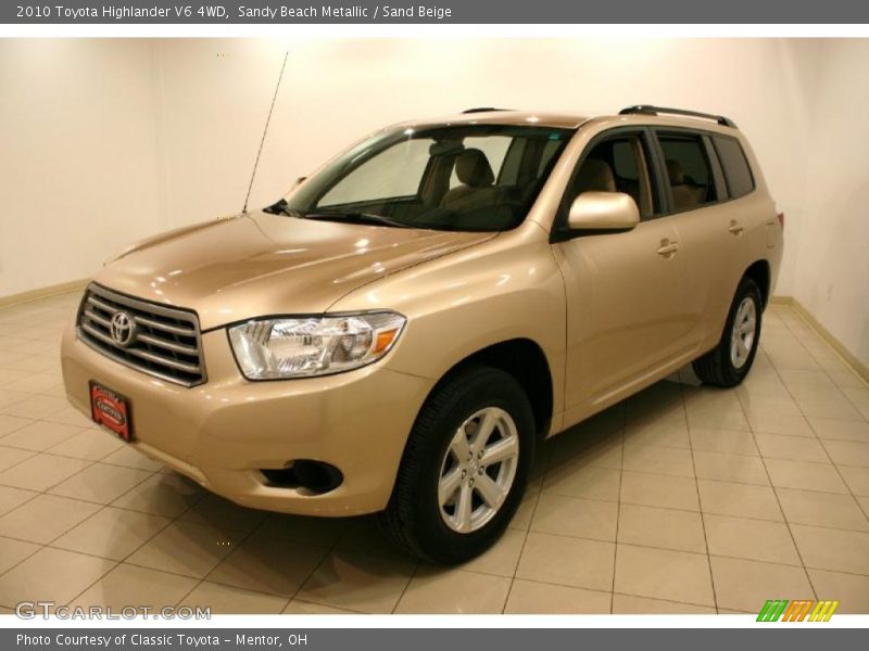 Sandy Beach Metallic / Sand Beige 2010 Toyota Highlander V6 4WD