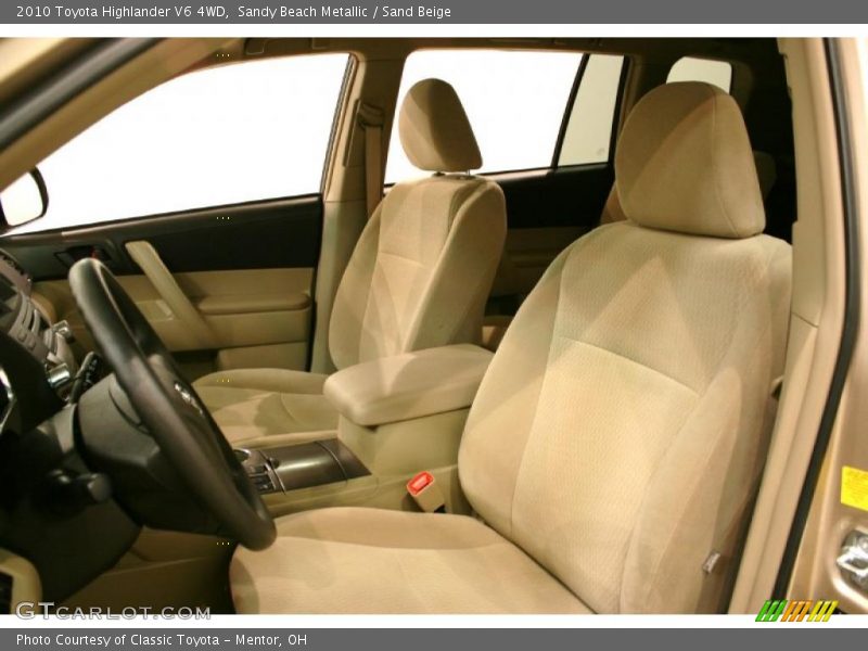 Sandy Beach Metallic / Sand Beige 2010 Toyota Highlander V6 4WD