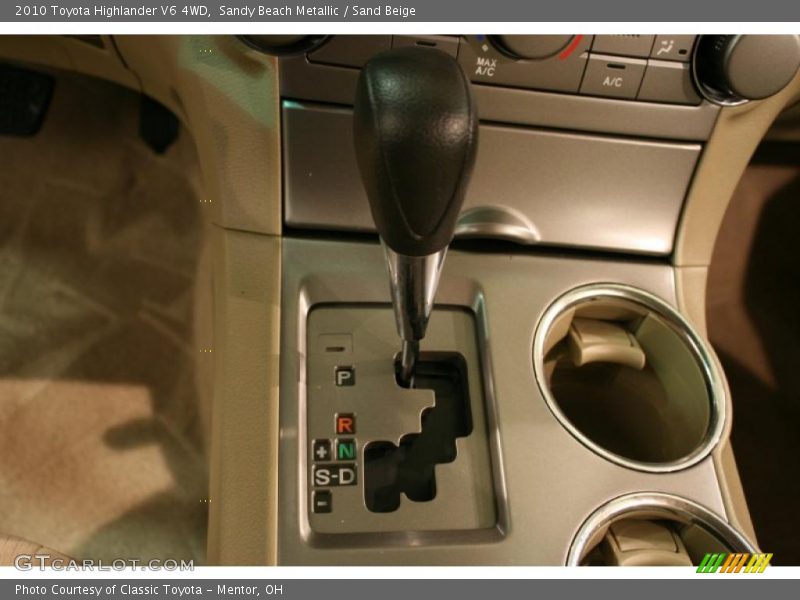 Sandy Beach Metallic / Sand Beige 2010 Toyota Highlander V6 4WD