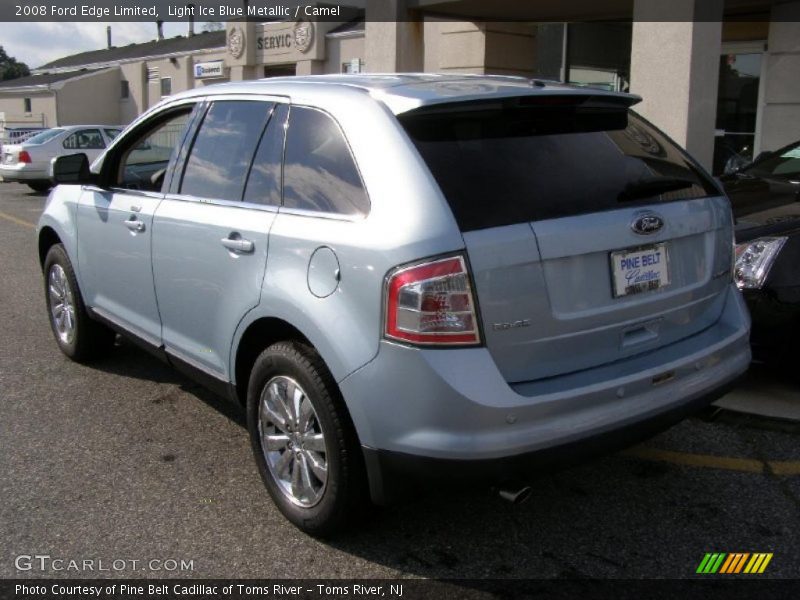 Light Ice Blue Metallic / Camel 2008 Ford Edge Limited