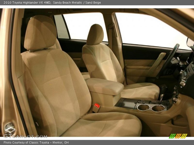 Sandy Beach Metallic / Sand Beige 2010 Toyota Highlander V6 4WD