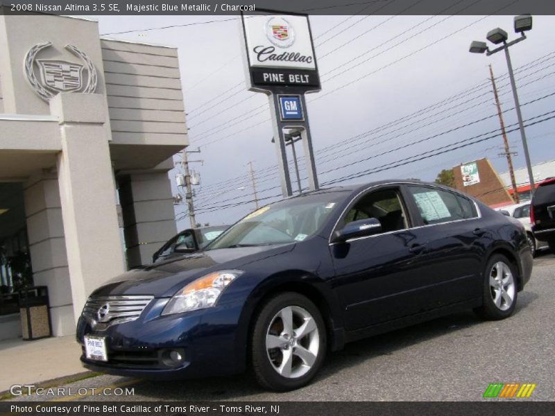 Majestic Blue Metallic / Charcoal 2008 Nissan Altima 3.5 SE