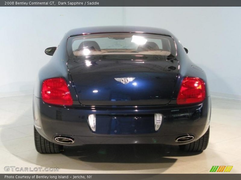 Dark Sapphire / Saddle 2008 Bentley Continental GT