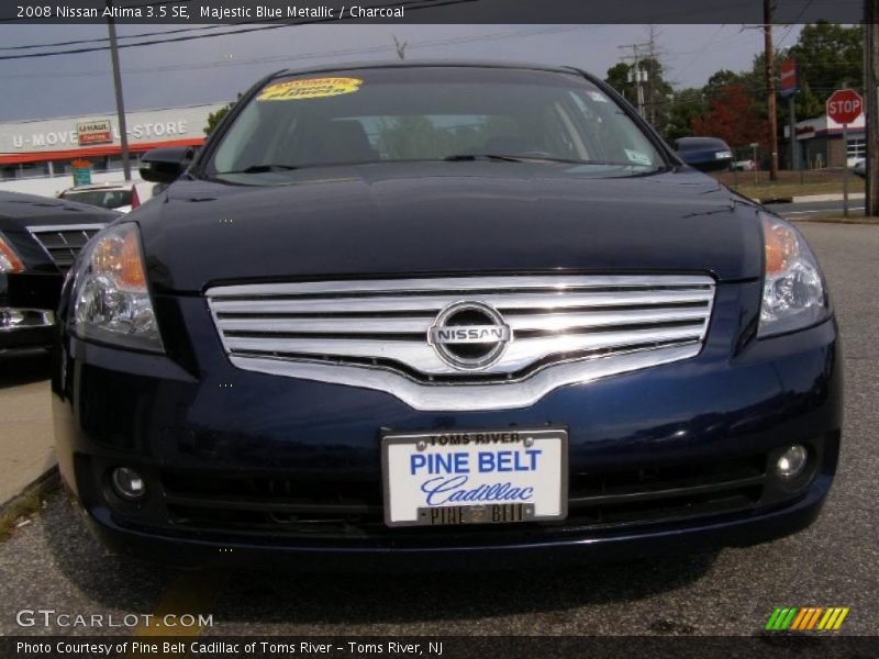 Majestic Blue Metallic / Charcoal 2008 Nissan Altima 3.5 SE