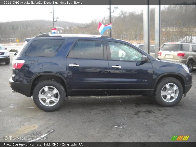 Deep Blue Metallic / Ebony 2011 GMC Acadia SL AWD