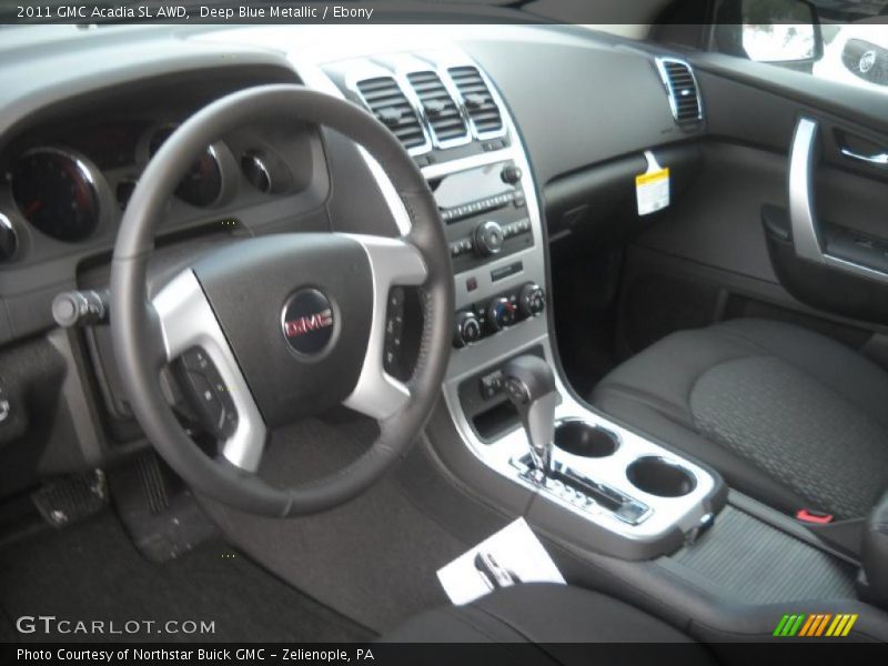 Deep Blue Metallic / Ebony 2011 GMC Acadia SL AWD