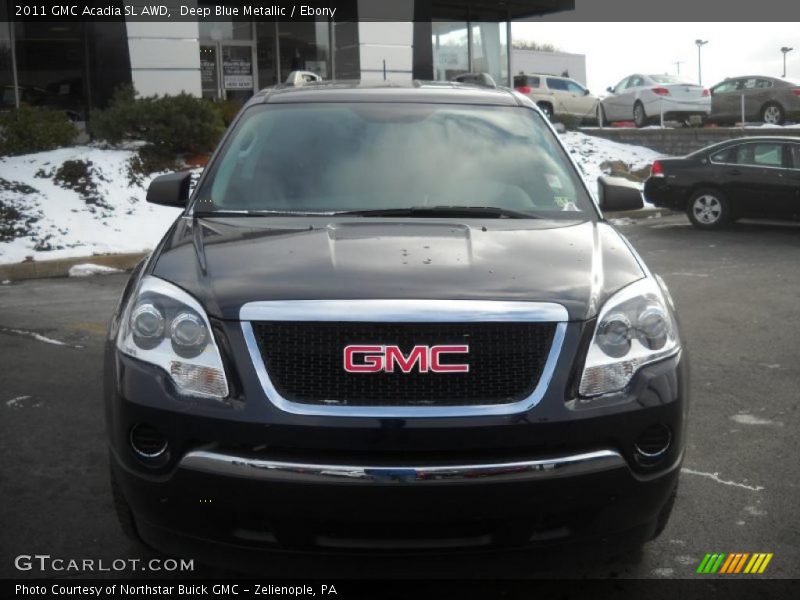 Deep Blue Metallic / Ebony 2011 GMC Acadia SL AWD