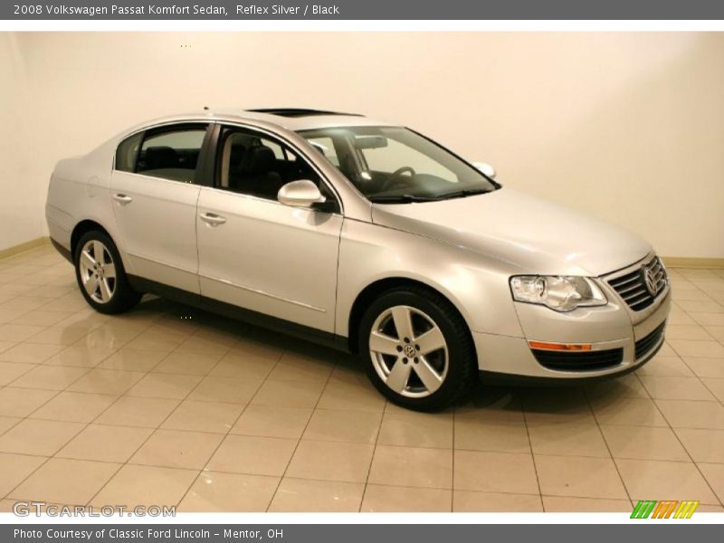Reflex Silver / Black 2008 Volkswagen Passat Komfort Sedan