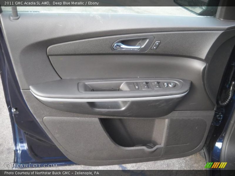 Deep Blue Metallic / Ebony 2011 GMC Acadia SL AWD