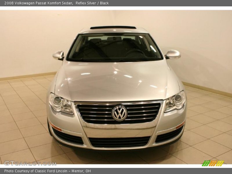 Reflex Silver / Black 2008 Volkswagen Passat Komfort Sedan