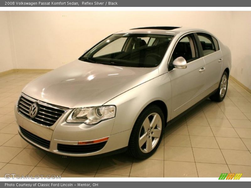 Reflex Silver / Black 2008 Volkswagen Passat Komfort Sedan