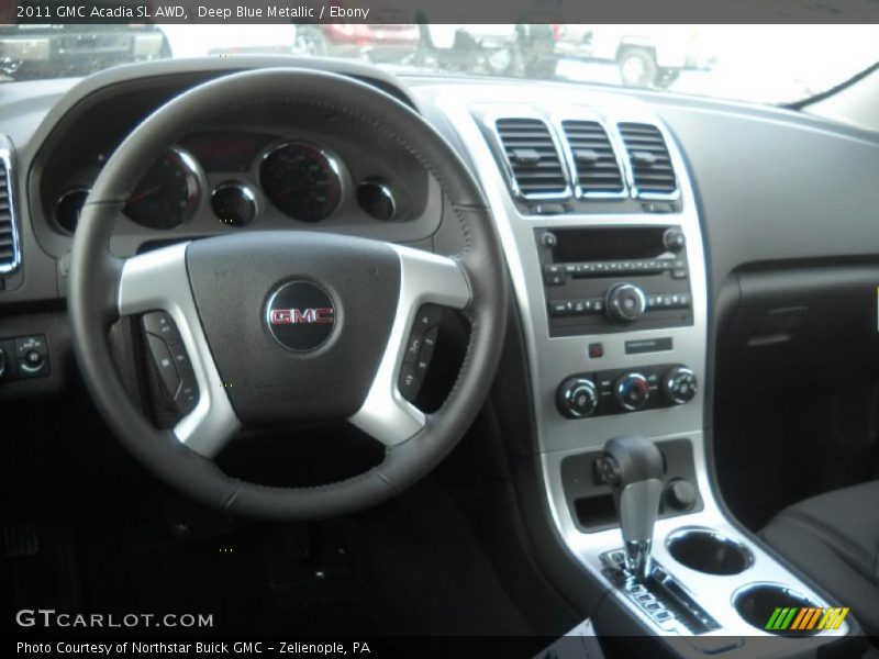 Deep Blue Metallic / Ebony 2011 GMC Acadia SL AWD