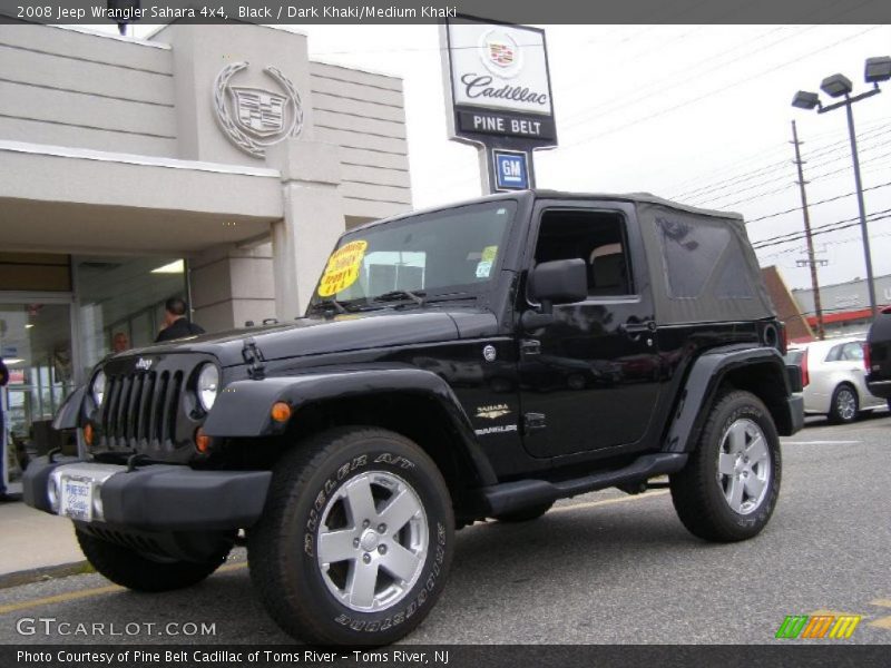Black / Dark Khaki/Medium Khaki 2008 Jeep Wrangler Sahara 4x4