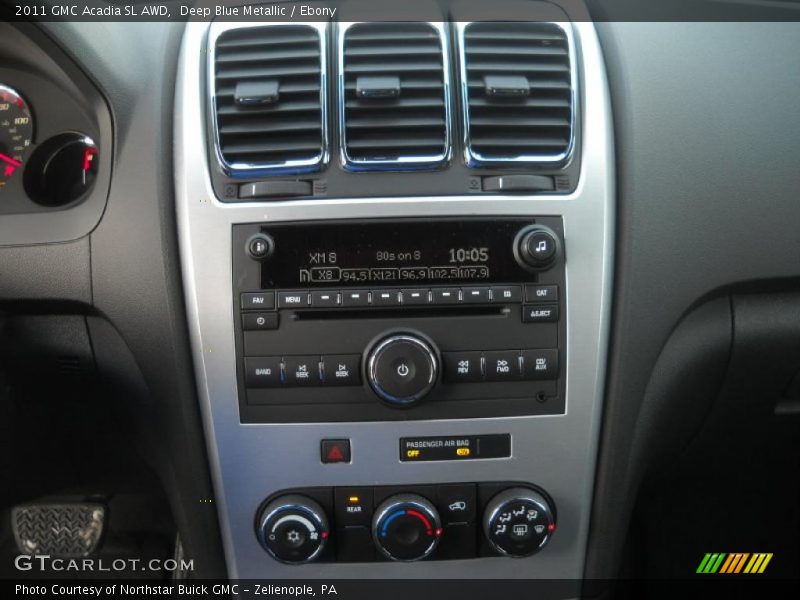 Deep Blue Metallic / Ebony 2011 GMC Acadia SL AWD