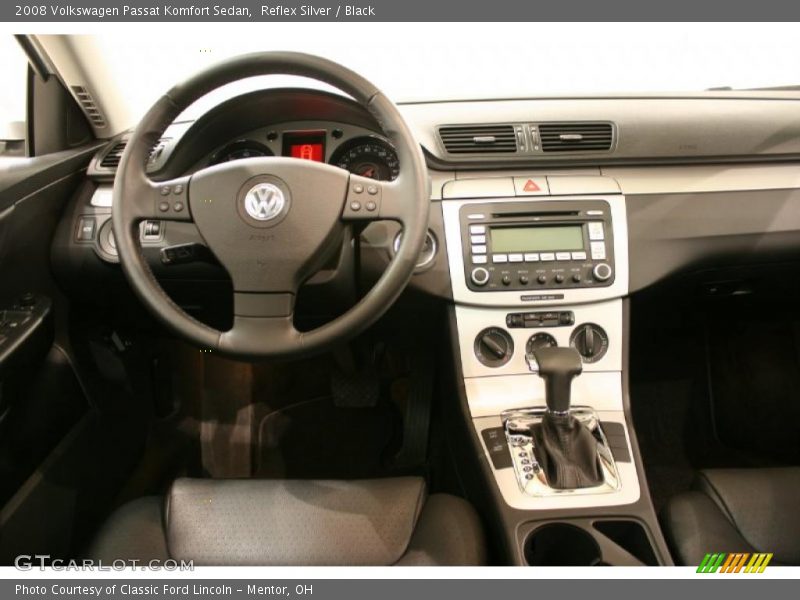 Reflex Silver / Black 2008 Volkswagen Passat Komfort Sedan