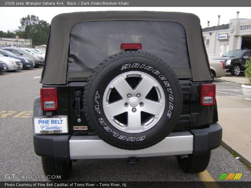 Black / Dark Khaki/Medium Khaki 2008 Jeep Wrangler Sahara 4x4