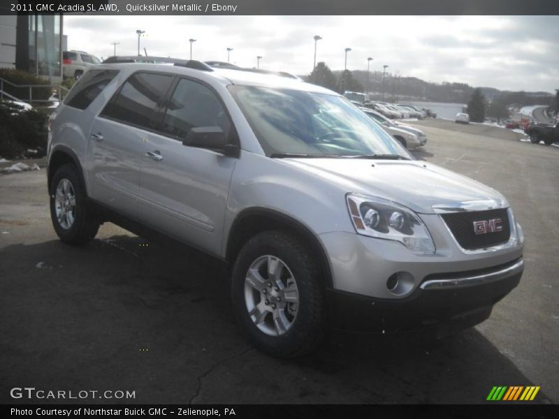 Quicksilver Metallic / Ebony 2011 GMC Acadia SL AWD
