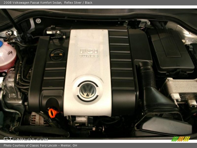 Reflex Silver / Black 2008 Volkswagen Passat Komfort Sedan