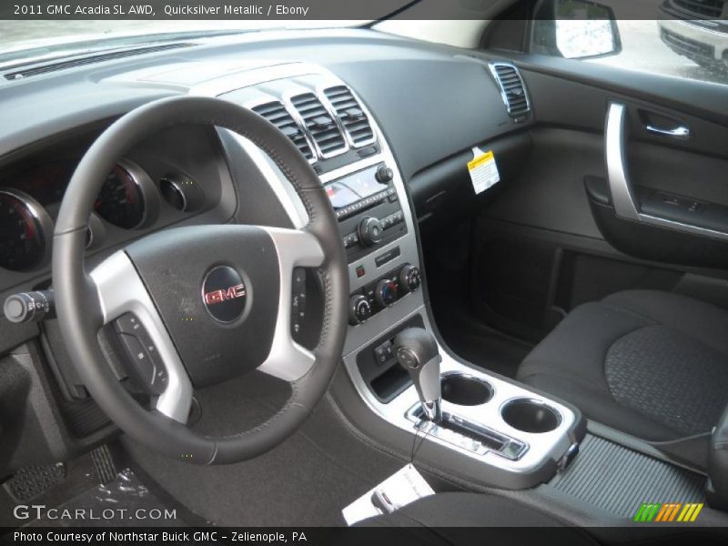 Quicksilver Metallic / Ebony 2011 GMC Acadia SL AWD