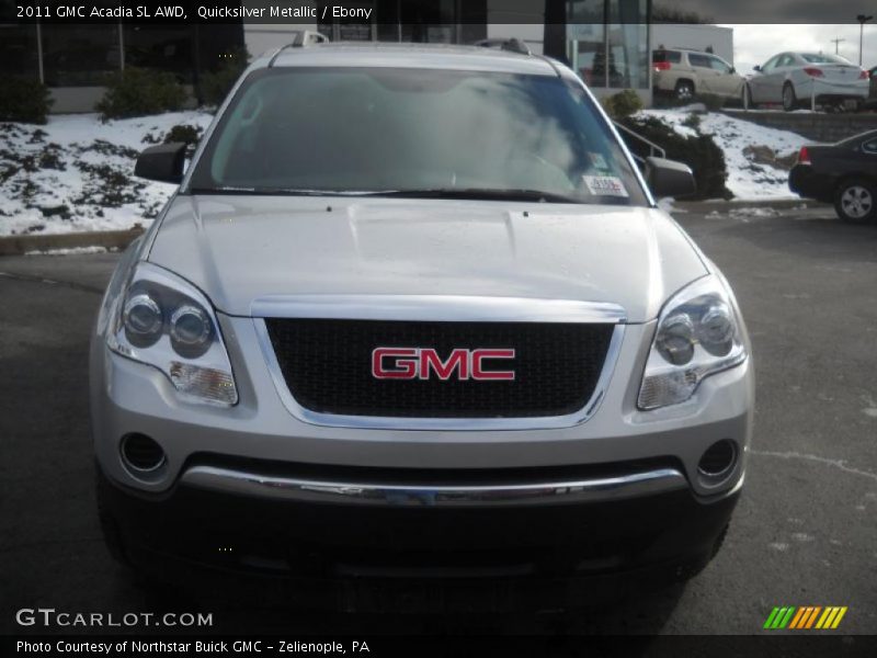 Quicksilver Metallic / Ebony 2011 GMC Acadia SL AWD