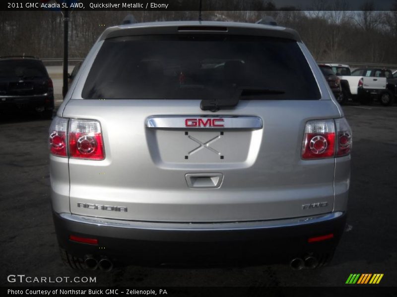 Quicksilver Metallic / Ebony 2011 GMC Acadia SL AWD