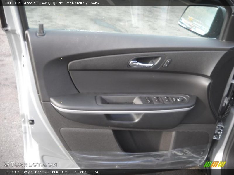 Quicksilver Metallic / Ebony 2011 GMC Acadia SL AWD