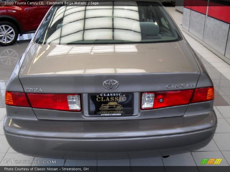 Cashmere Beige Metallic / Sage 2000 Toyota Camry CE