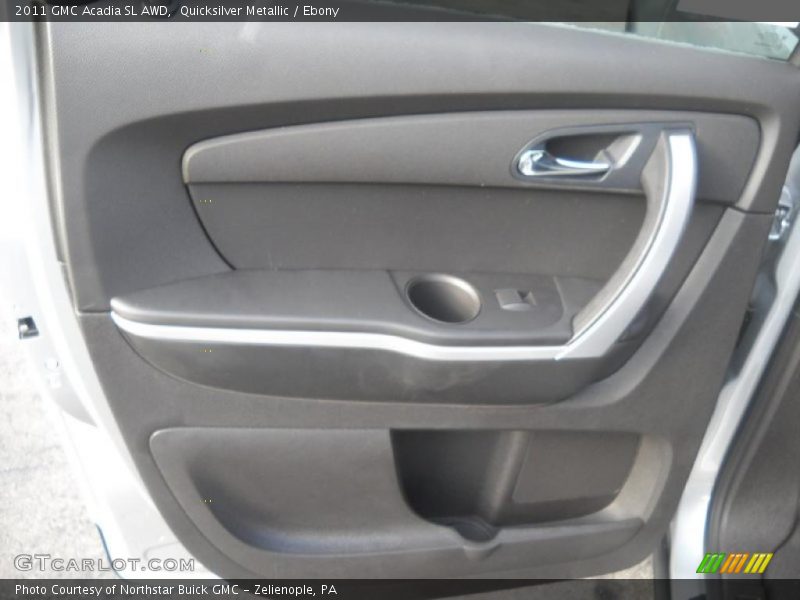 Quicksilver Metallic / Ebony 2011 GMC Acadia SL AWD