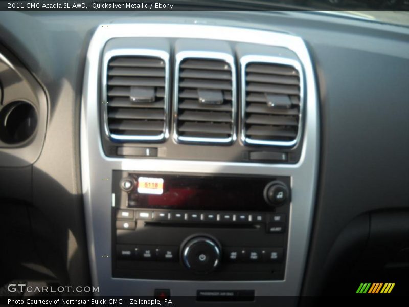 Quicksilver Metallic / Ebony 2011 GMC Acadia SL AWD