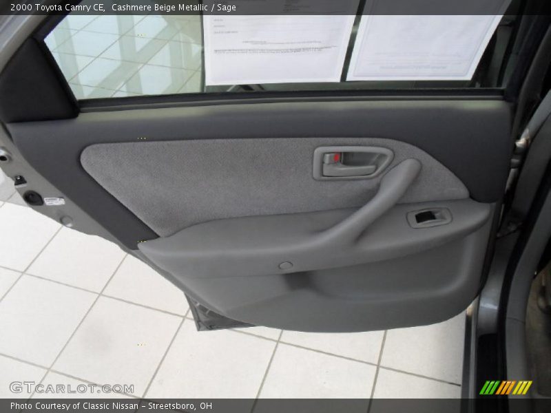 Cashmere Beige Metallic / Sage 2000 Toyota Camry CE