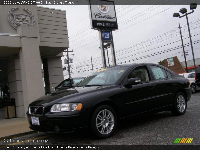 Black Stone / Taupe 2009 Volvo S60 2.5T AWD