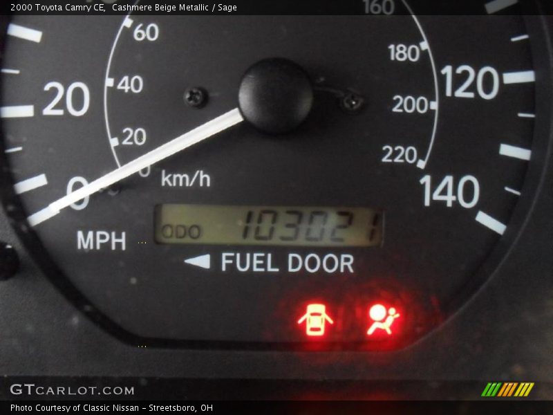 Cashmere Beige Metallic / Sage 2000 Toyota Camry CE