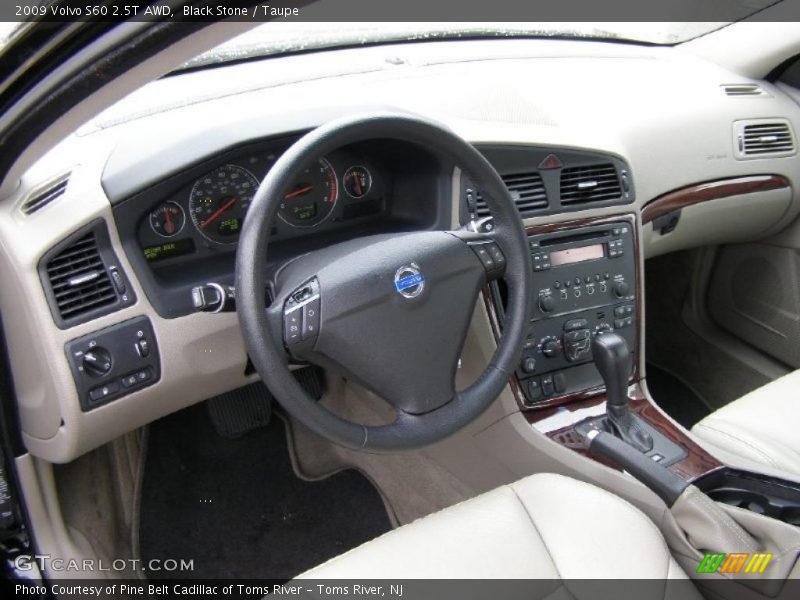  2009 S60 2.5T AWD Taupe Interior