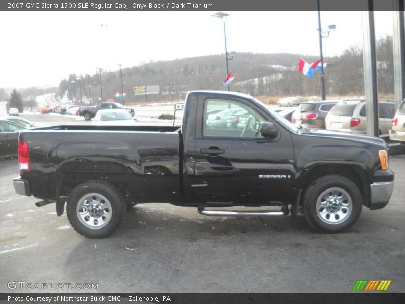 Onyx Black / Dark Titanium 2007 GMC Sierra 1500 SLE Regular Cab