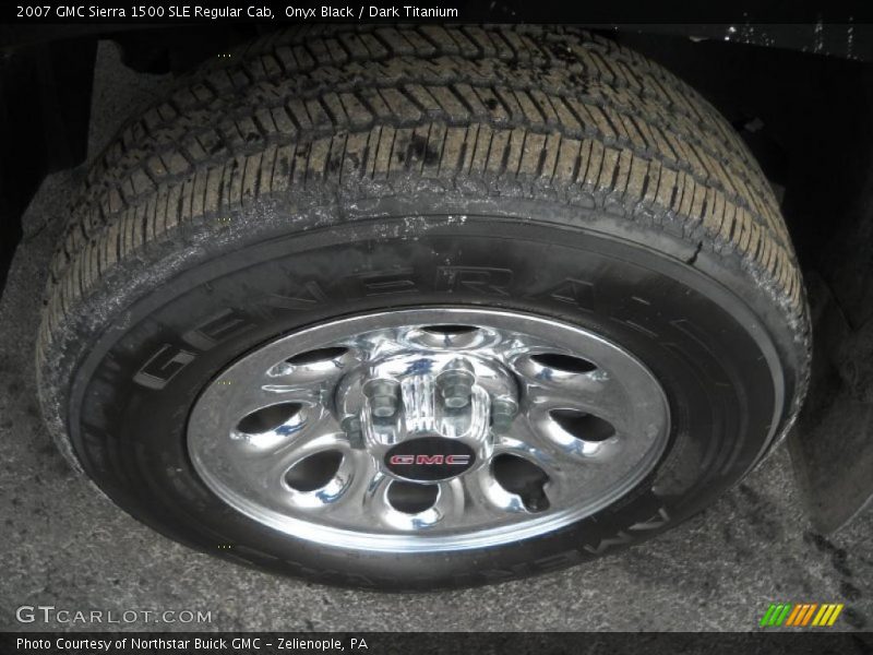 Onyx Black / Dark Titanium 2007 GMC Sierra 1500 SLE Regular Cab