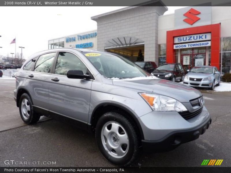 Whistler Silver Metallic / Gray 2008 Honda CR-V LX