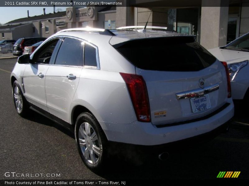 Platinum Ice Tricoat / Shale/Brownstone 2011 Cadillac SRX FWD