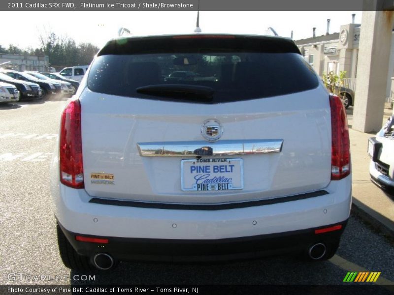 Platinum Ice Tricoat / Shale/Brownstone 2011 Cadillac SRX FWD