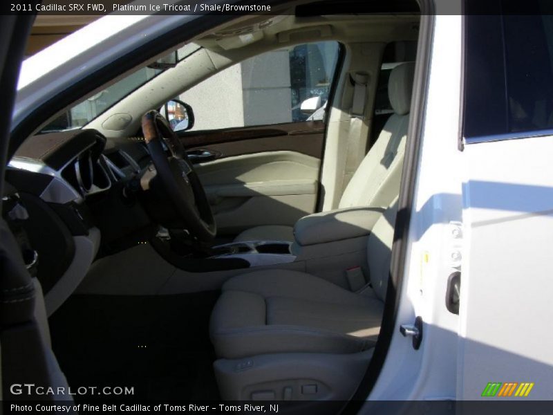 Platinum Ice Tricoat / Shale/Brownstone 2011 Cadillac SRX FWD