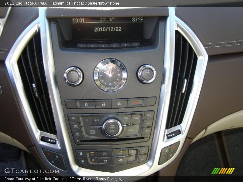 Platinum Ice Tricoat / Shale/Brownstone 2011 Cadillac SRX FWD