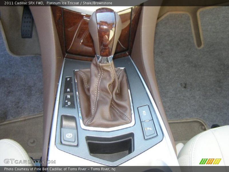 Platinum Ice Tricoat / Shale/Brownstone 2011 Cadillac SRX FWD