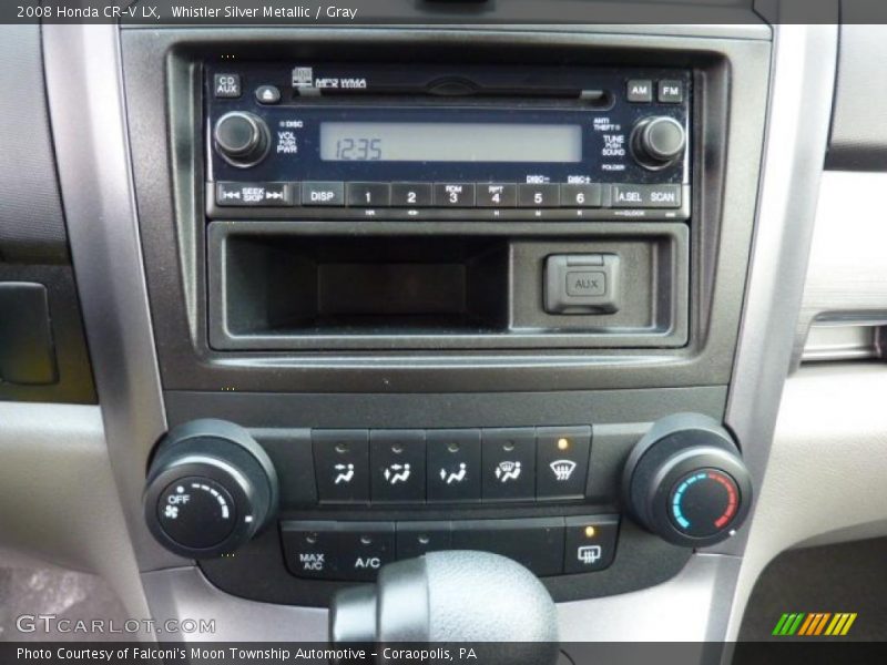 Controls of 2008 CR-V LX