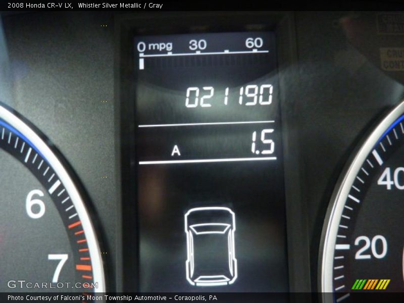 Whistler Silver Metallic / Gray 2008 Honda CR-V LX