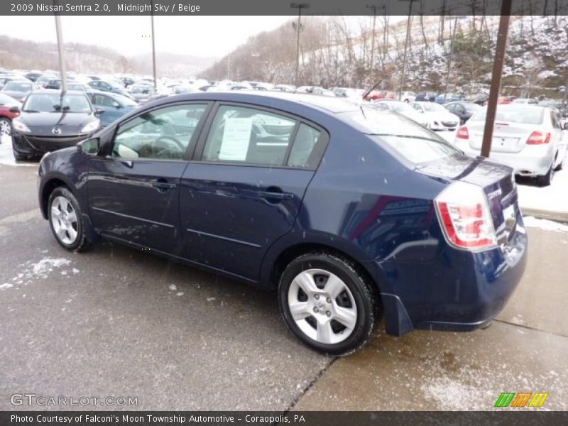 Midnight Sky / Beige 2009 Nissan Sentra 2.0