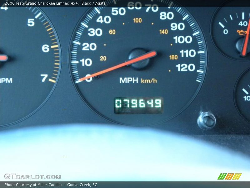 Black / Agate 2000 Jeep Grand Cherokee Limited 4x4
