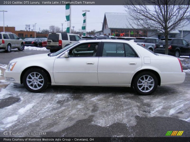 Vanilla Latte / Titanium/Dark Titanium 2010 Cadillac DTS Luxury