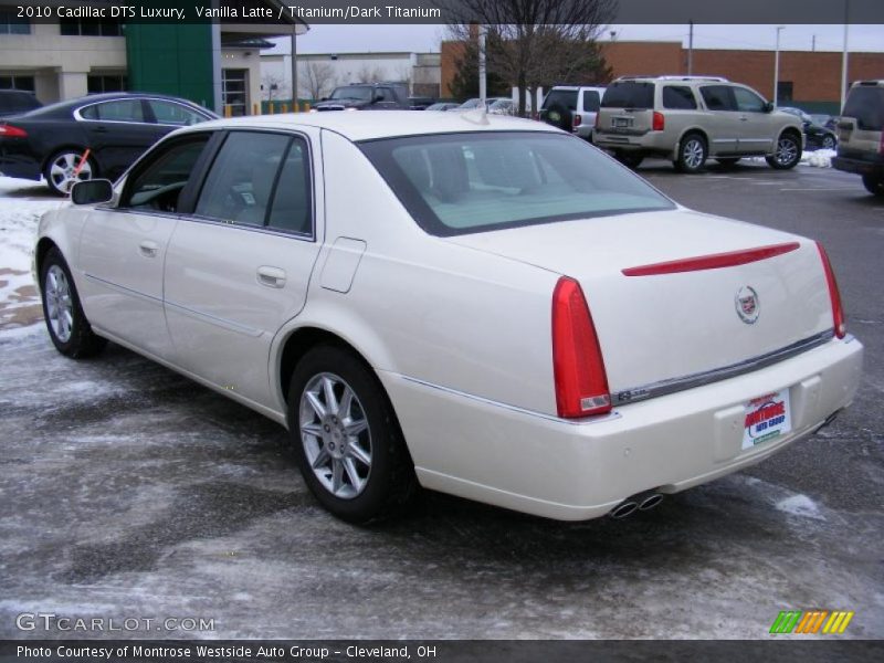 Vanilla Latte / Titanium/Dark Titanium 2010 Cadillac DTS Luxury